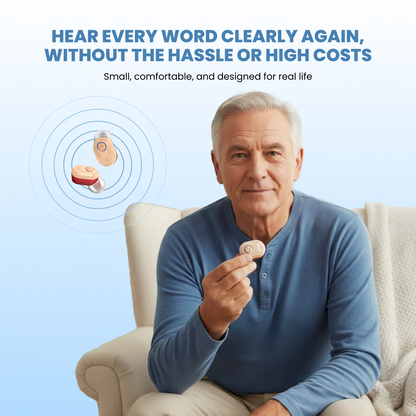 AudioClear™ Hearing Aids + FREE Reachargeable Case